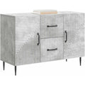 Sideboard mit den Massen 89 x 34.5 x 60 cm in Betongrau