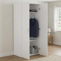 2 Tueren an dem Kleiderschrank
