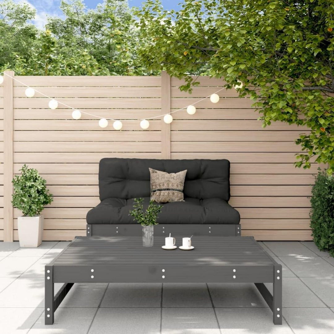 Sofa in Naturbraun und Grau