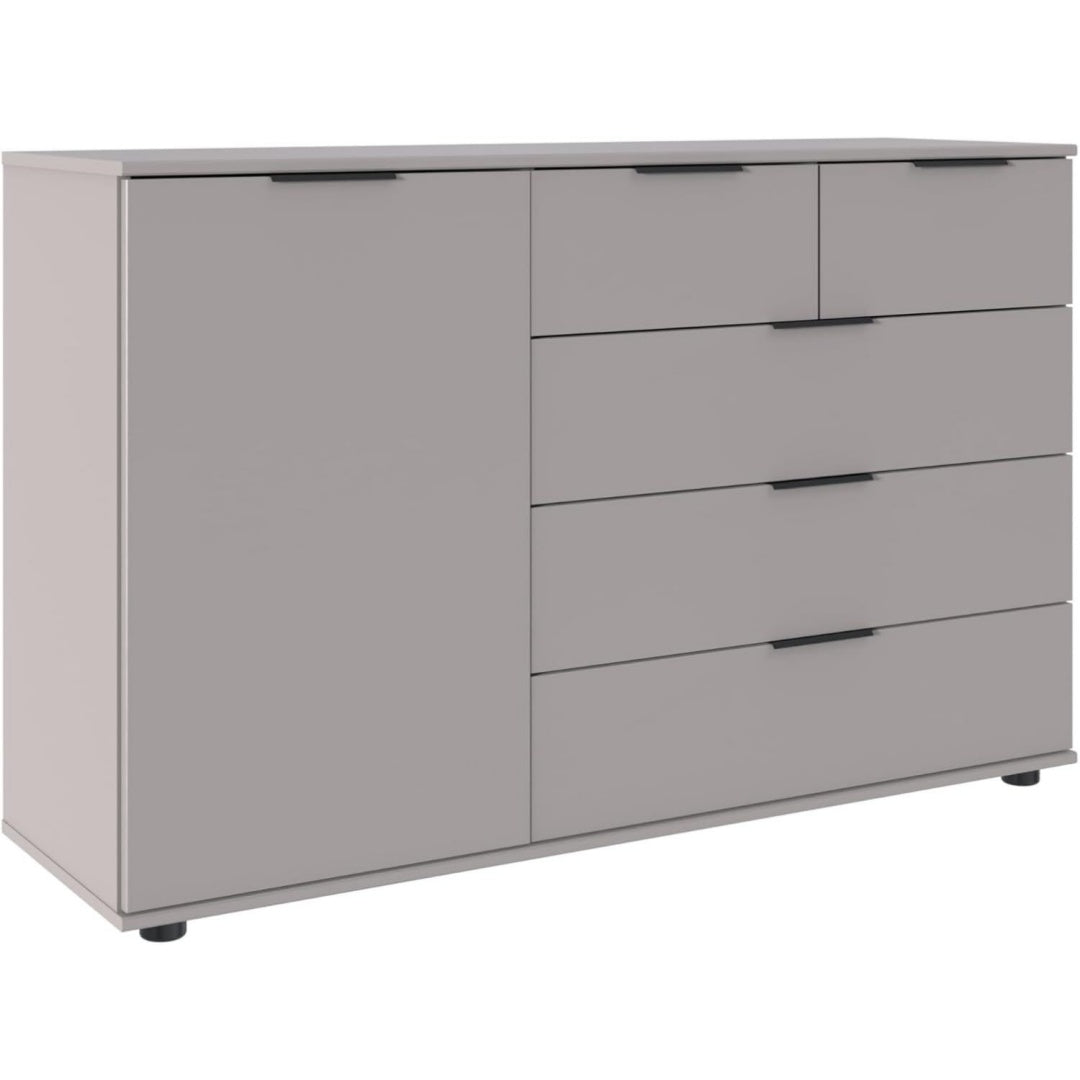 5 Schubladen praegen das Sideboard aus Holzwerkstoff