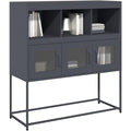 Sideboard mit den Massen 100.5 x 39 x 107 cm in Anthrazit