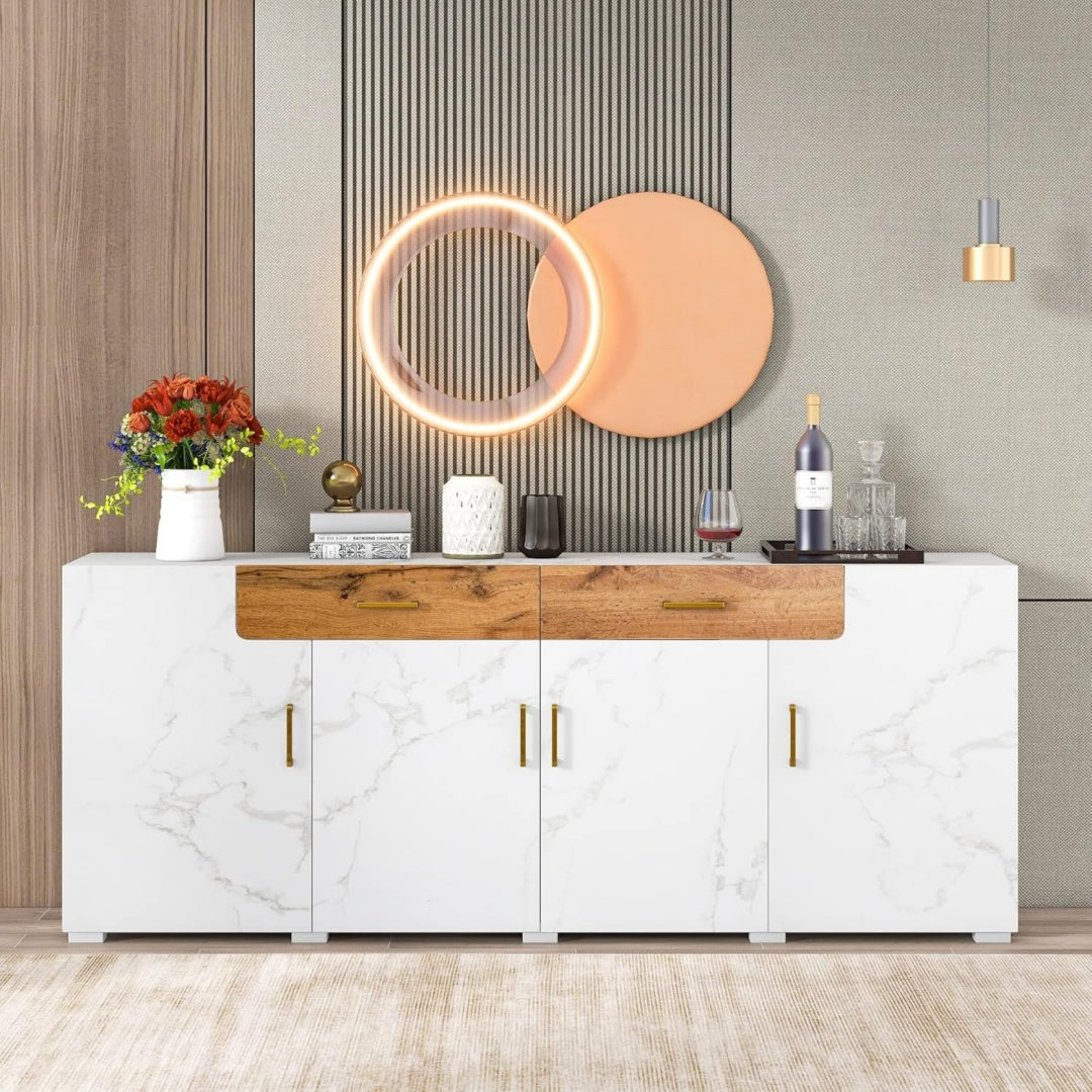 Sideboard mit 4 Tueren und Schubladen